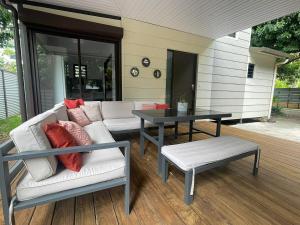 Et opholdsområde på ÔCœur du Verger Private Tropical Loft