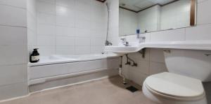 Et badeværelse på Hotel Lisa