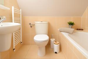 Et badeværelse på Apartmán U potoka + 23 billeder