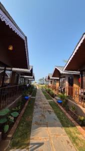 Bygningen som resortet ligger i