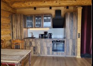 Kuchyň nebo kuchyňský kout v ubytování KlippitzStar mit Panoramablick + 28 fotografií