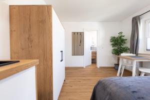 Kuchyň nebo kuchyňský kout v ubytování Heu22 Winterruhe