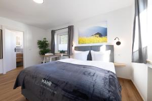 Postel nebo postele na pokoji v ubytování Heu22 Winterruhe