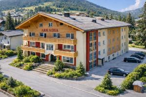 En generel udsigt til bjerge eller udsigt til bjerge taget fra lejligheden