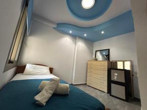 Giường trong phòng chung tại elva creta beach