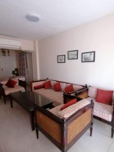 Et opholdsområde på Philae Hotel Aswan