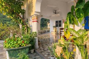 Zahrada ubytování Om Homestay