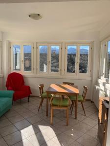 Et opholdsområde på Al Sole di Fiemme Apartment