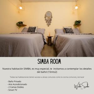 Postel nebo postele na pokoji v ubytování Casa Wabi Sabi