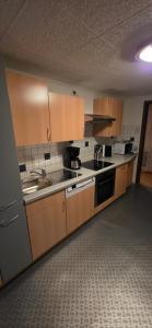 Nhà bếp/bếp nhỏ tại Ferienwohnung Chandony