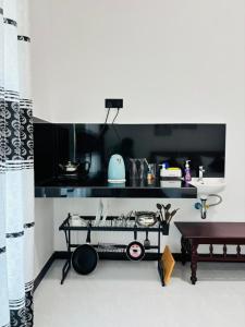 Køkken eller tekøkken på Suda Garden