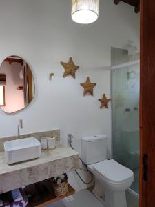 Koupelna v ubytování Casa Miava Studio 2 Beautiful studio 150 meters from the beach