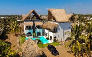 Bazén v ubytování Casa Nahual nebo v jeho okolí