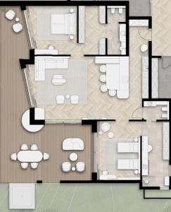 Plantegning af Les Ovis - Agriturismo