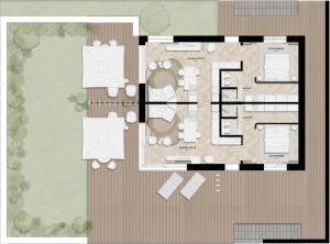 Plantegning af Les Ovis - Agriturismo