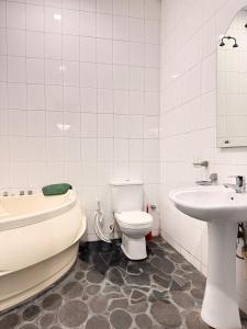 Koupelna v ubytování JS Guest house