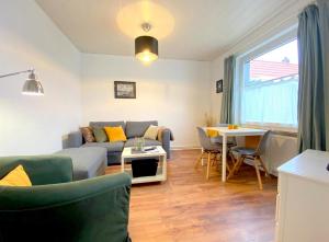 Posezení v ubytování Kleine Hafenperle