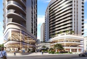 an artist rendering of a tall building at VV - Skyline Studio Pool & Gym in City Centre in Gibraltar