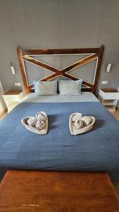 Postel nebo postele na pokoji v ubytování Casa Galena