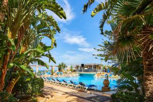 a view of the pool at the resort at Futura Hotel in Maleme