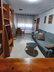 Et opholdsområde på El Rincón del Sotillo beach