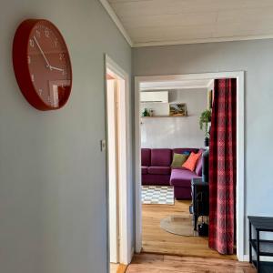 Et opholdsområde på Holiday Home Skoaffär