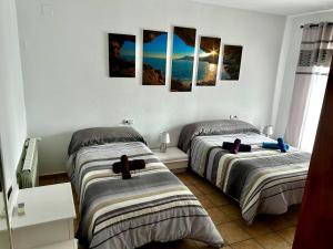 Postel nebo postele na pokoji v ubytování "Casa Grande"de Como En Casa + 18 fotografií