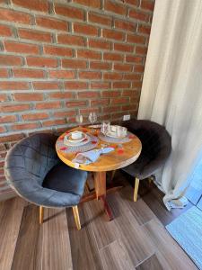 Et opholdsområde på Pousada da Cachoeira - Chalé Refúgio nas Montanhas