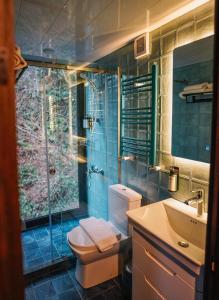 Et badeværelse på Porto Gumati