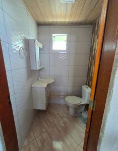 Koupelna v ubytování Marea Home