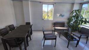 Et opholdsområde på Hospedaje Luz de Cite