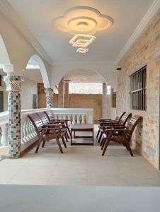 Et opholdsområde på Villa AV Lomé Proche de l'aéroport