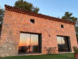 Bygningen som feriehuset ligger i