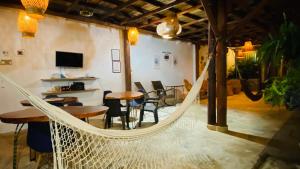 Et tv og/eller underholdning på Arrecife Eco Cabañas Palomino