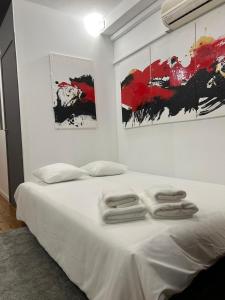 Giường trong phòng chung tại Estudio en Sol G