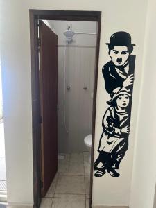 Phòng tắm tại Casa Mirante LUZ FLORIPA