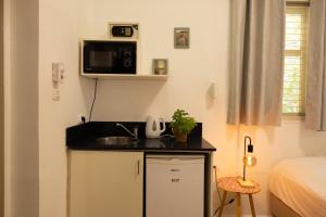 Køkken eller tekøkken på City Center Apartments