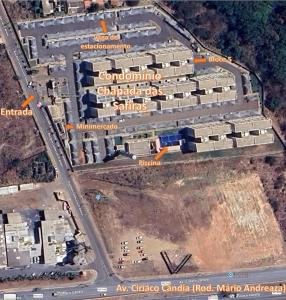 an aerial view of an china emirates food market andina emtar at Apartamento Próximo a Arena Pantanal in Cuiabá
