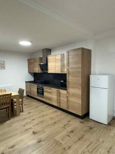 Kuchyň nebo kuchyňský kout v ubytování Apartmány u Honzíka + 10 fotografií