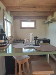 Køkken eller tekøkken på La petite cabane de Putemun