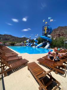 Bazén v ubytování Posada Rojo Malbec nebo v jeho okolí