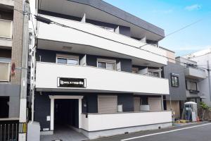 Bygningen som lejlighedshotellet ligger i