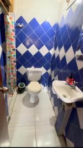 Et badeværelse på Casa refugio Natural