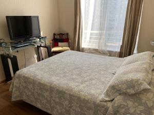 Postel nebo postele na pokoji v ubytování Departamento Laguna Vista en Algarrobo + 3 fotografie