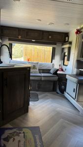 Kuchyň nebo kuchyňský kout v ubytování Caravino - Above the Vines