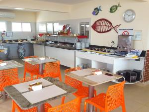 Køkken eller tekøkken på Hotel Areia de Ouro