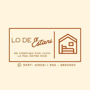 un logo per un’agenzia immobiliare con una casa di LO DE Estani a La Paz