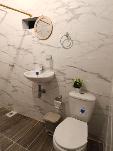 Koupelna v ubytování Hostal El Eden Dentro del Parque Tayrona