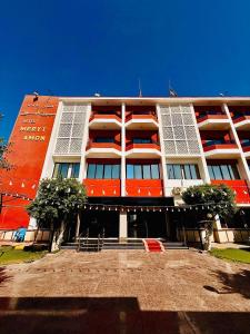 Bygningen som hotellet ligger i