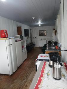 Køkken eller tekøkken på Casa com piscina 5 muitos da praia do sonho